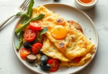 Photo of Быстрый завтрак: омлет с овощами