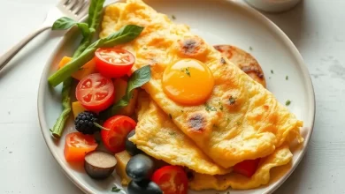 Photo of Быстрый завтрак: омлет с овощами